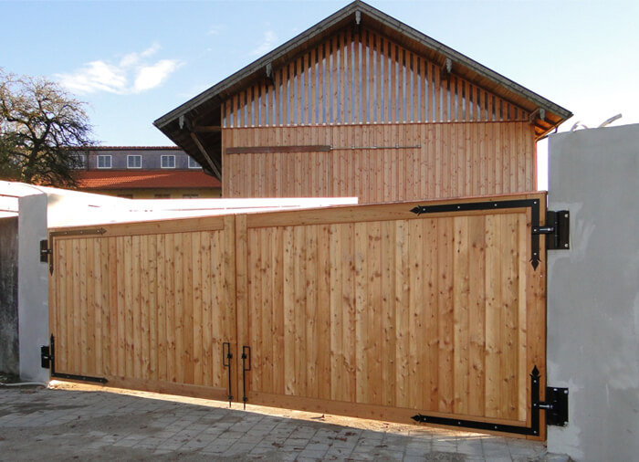 Hoftore Einfahrtstore Gartentore ALLEMANN® GmbH Holz u